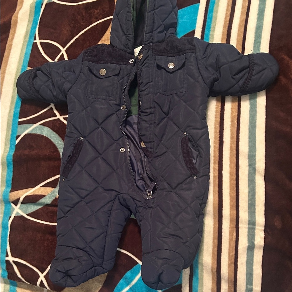 Rothschild Navy Blue Quilted Kids Jacket